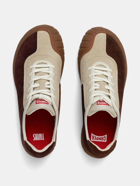 Camper sneakersy zamszowe TWS damskie kolor brązowy K201816-001