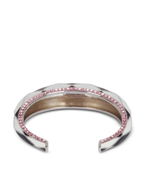 Balmain Diamond crystal-embellished bangle - White