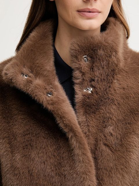 Joop! płaszcz kolor brązowy 30048879