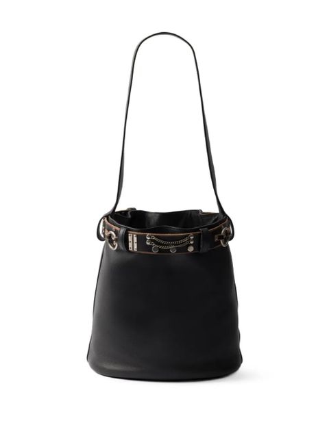 Prada Buckle bucket bag - Black - zdjęcie produktu nr 2