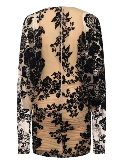 PINKO floral-pattern mini dress - Neutrals - zdjęcie produktu nr 2