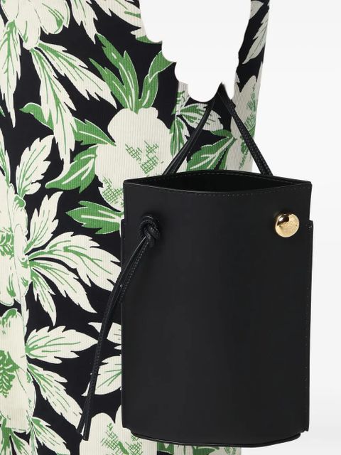 LOEWE Pebble Dice knotted leather bucket bag - Black - zdjęcie produktu nr 2