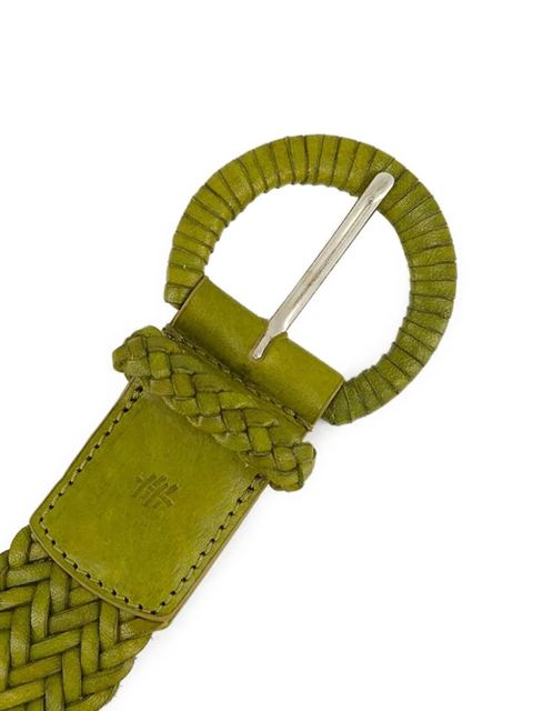DRAGON DIFFUSION braided leather belt - Green