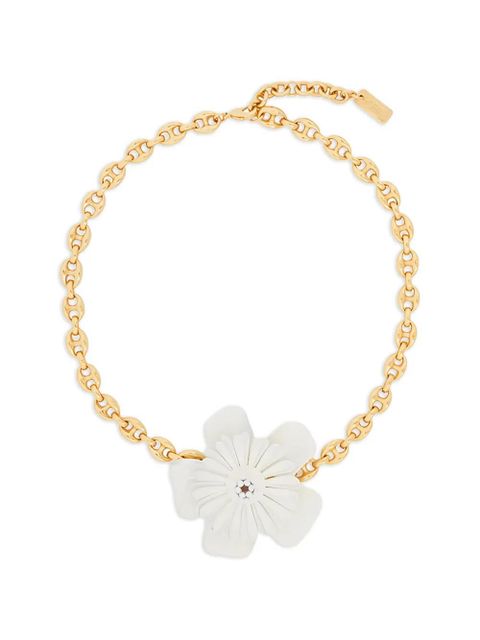 Chloé flower-detail chain necklace - Gold - zdjęcie produktu nr 1