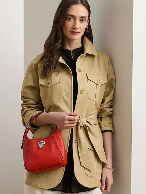 Lauren Ralph Lauren torebka skórzana