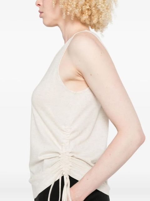 FENDI embellished tank top - Neutrals