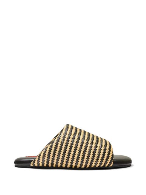 Simon Miller stripe bubble sandals - Black - zdjęcie produktu nr 1