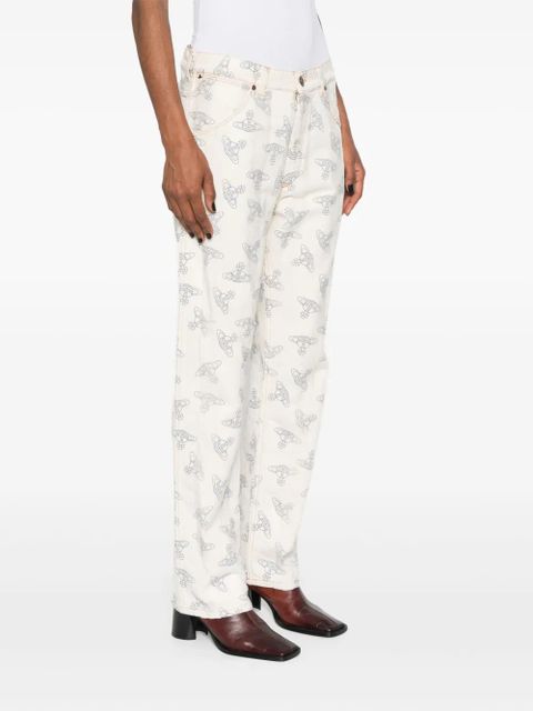 Vivienne Westwood Ranch straight-leg jeans - Neutrals