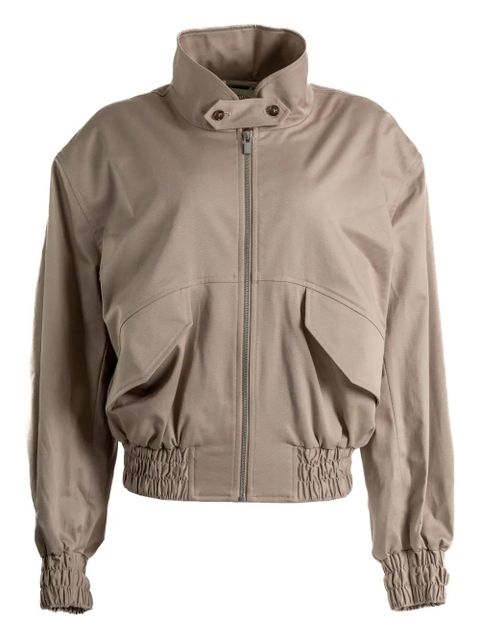Magda Butrym zip-up bomber jacket - Neutrals - zdjęcie produktu nr 1