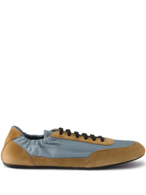 Prada round-toe lace-up sneakers - Brown - zdjęcie produktu nr 1