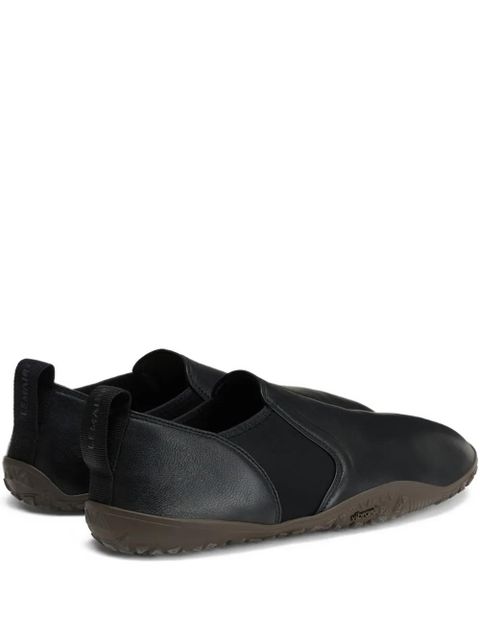 LEMAIRE leather slippers - Black