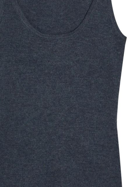 Gabriela Hearst ribbed scoop-neck top - Blue - zdjęcie produktu nr 2