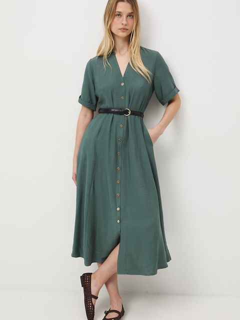 Medicine sukienka rozkloszowana z wiskozą - zdjęcie produktu nr 1