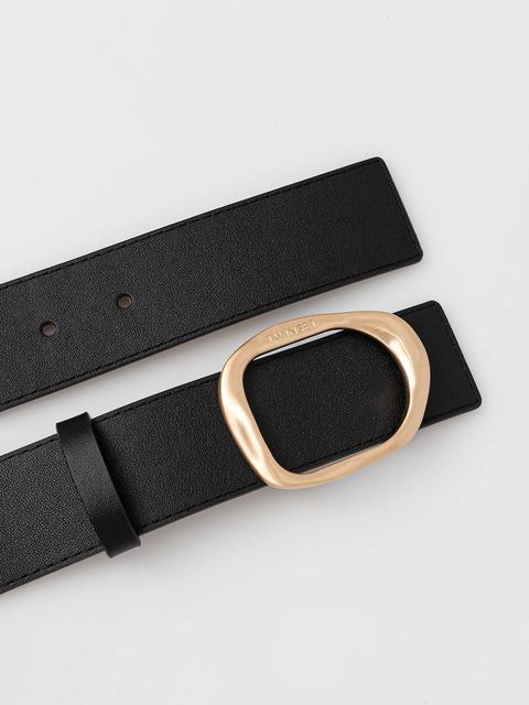 Twinset pasek dwustronny damski kolor czarny 252TA402A - zdjęcie produktu nr 2