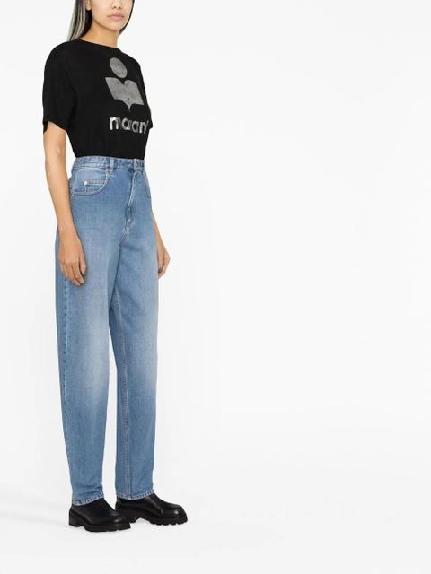 MARANT ÉTOILE Zewel logo-print T-shirt - Black