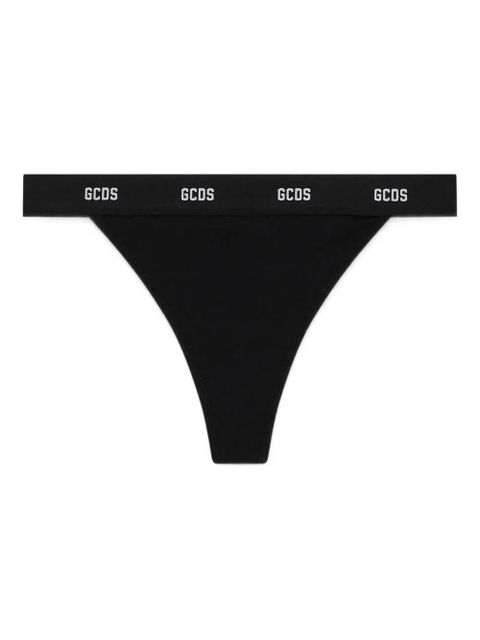 GCDS logo-band thong - Black - zdjęcie produktu nr 1