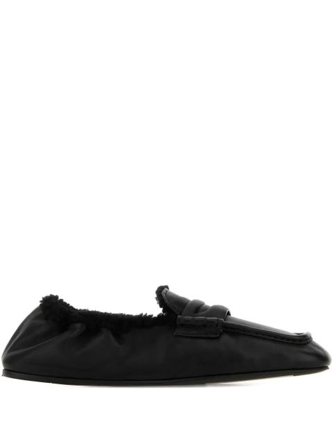Miu Miu leather loafers - Black - zdjęcie produktu nr 1