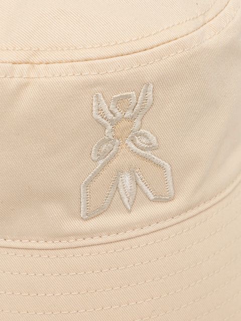 Patrizia Pepe kapelusz bawełniany kolor beżowy 8F0106 AB01