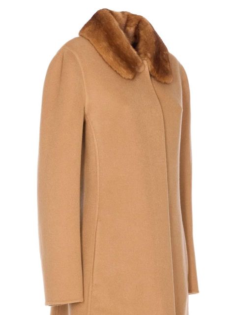 FENDI fur-collar coat - Brown - zdjęcie produktu nr 2