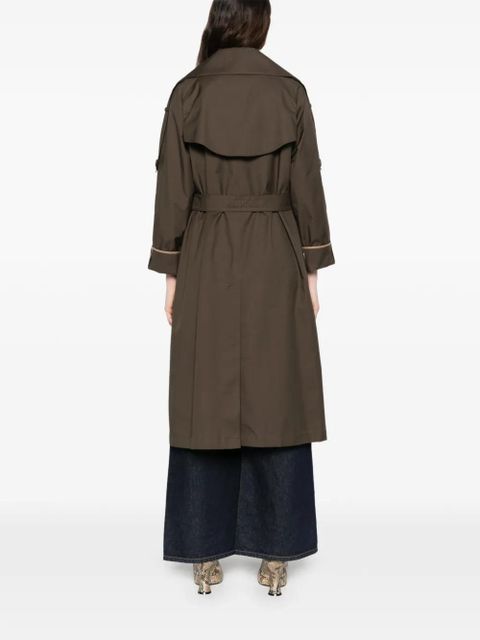 Max Mara belted trench coat - Green
