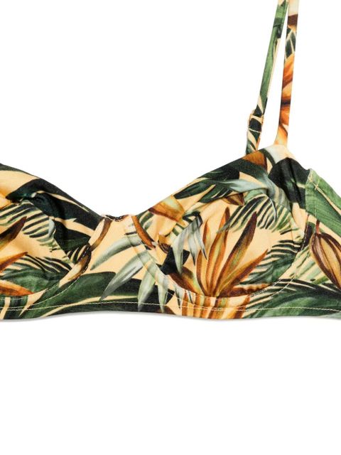 FARM Rio Tropical bikini top - Yellow