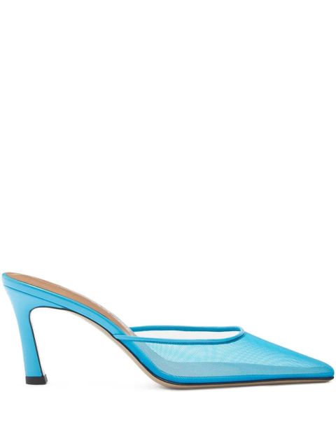 The Attico Juno mules - Blue - zdjęcie produktu nr 1