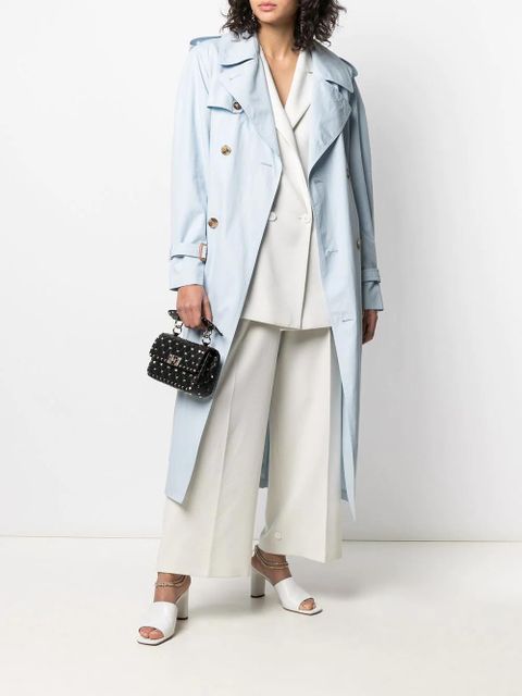 Valentino Garavani Rockstud-spike leather tote bag - Black