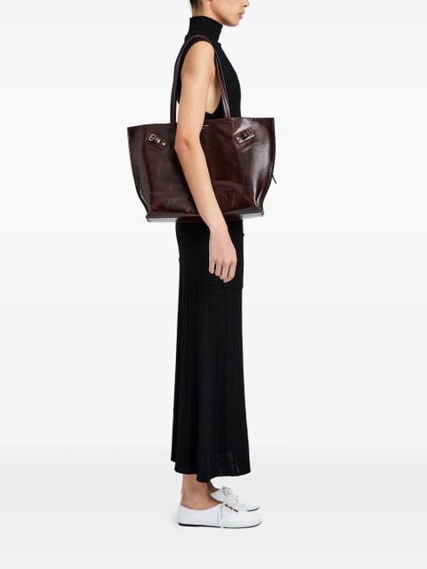 Proenza Schouler Days leather tote bag - Brown