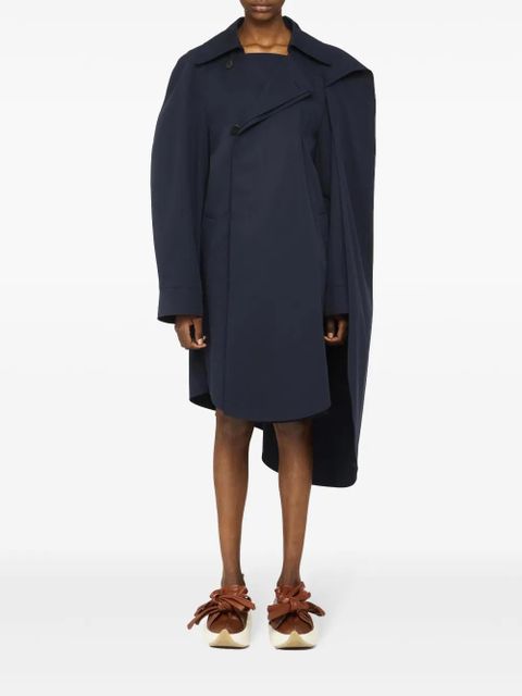 JW Anderson asymmetric cape coat - Blue - zdjęcie produktu nr 2