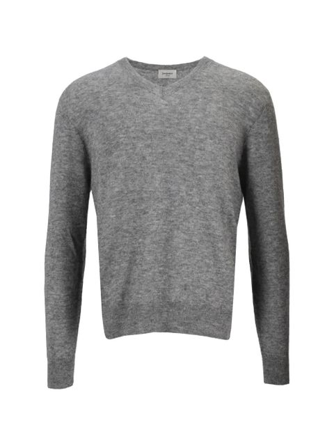 Saint Laurent V-neck knitwear - Grey - zdjęcie produktu nr 1