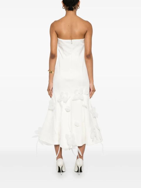 ROTATE BIRGER CHRISTENSEN Lily midi dress - Neutrals