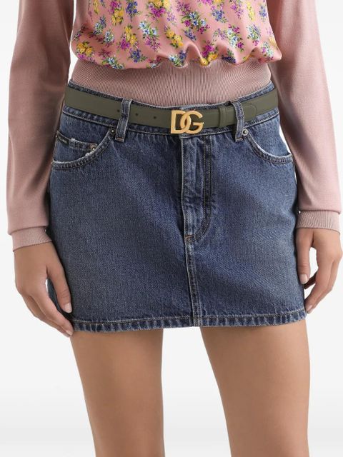 Dolce & Gabbana logo-buckle belt - Green - zdjęcie produktu nr 2