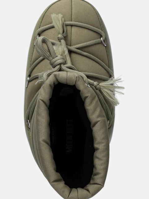 Moon Boot śniegowce MB EVX LIGHT NYLON kolor zielony 80D1470010 M006