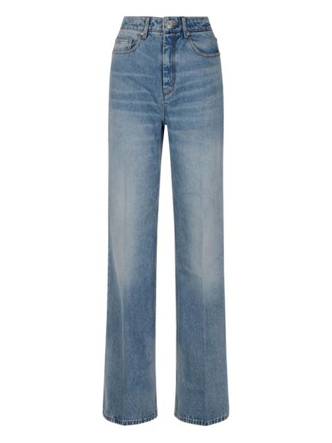 AMI Paris Flare Fit cotton jeans - Blue - zdjęcie produktu nr 1