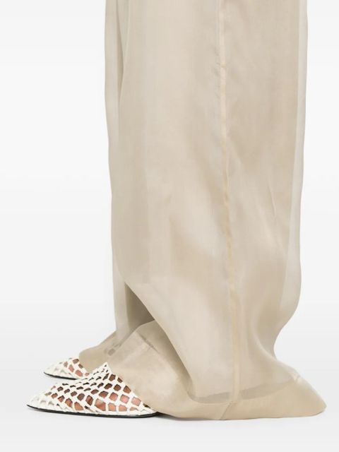 Max Mara Mxeolivi wide-leg trousers - Neutrals