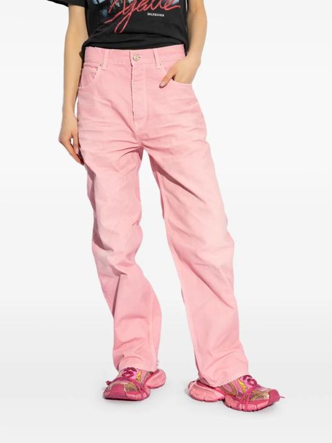Balenciaga wide-leg jeans - Pink