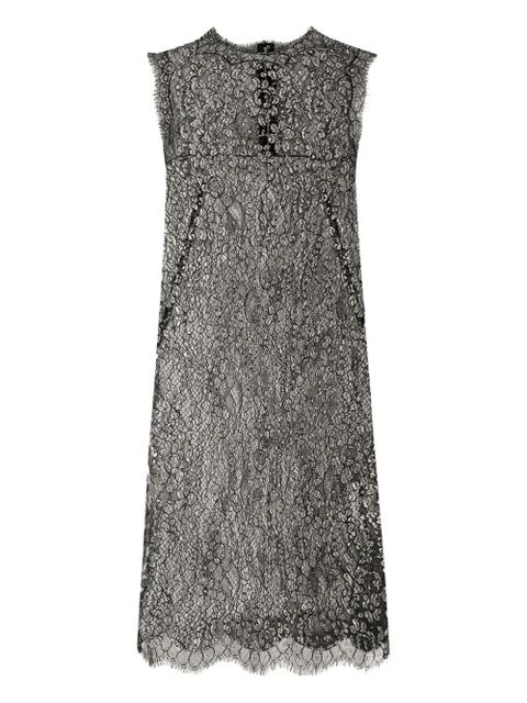 Dolce & Gabbana lamé lace mini dress - Black - zdjęcie produktu nr 1