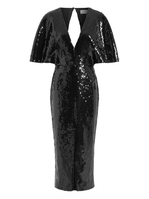 16Arlington Ermara sequinned midi dress - Black - zdjęcie produktu nr 1