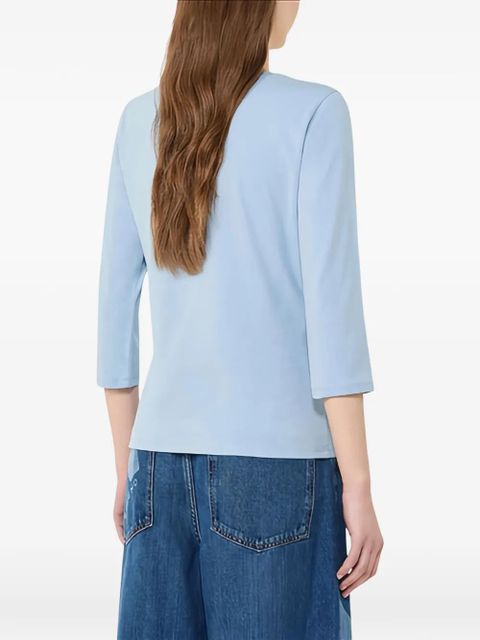 Weekend Max Mara round-neck T-shirt - Blue