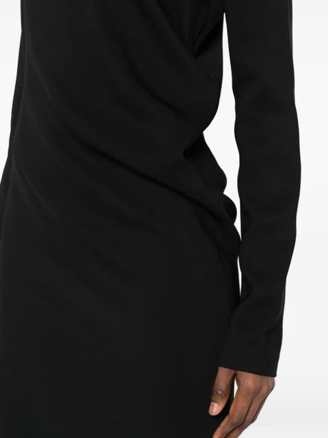 TOTEME twist long-sleeve maxi dress - Black