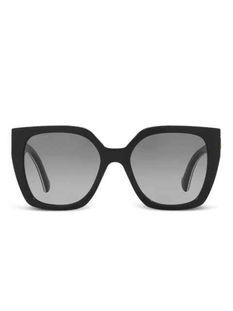 Gucci Eyewear butterfly-frame "Black" sunglasses - zdjęcie produktu nr 1