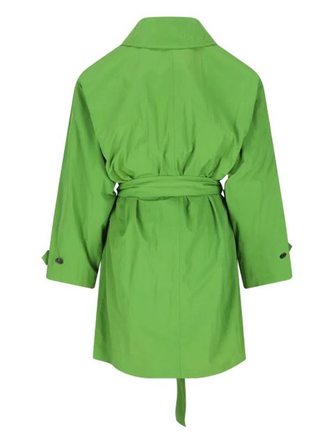 Saint Laurent taffeta piped pockets coat - Green - zdjęcie produktu nr 2