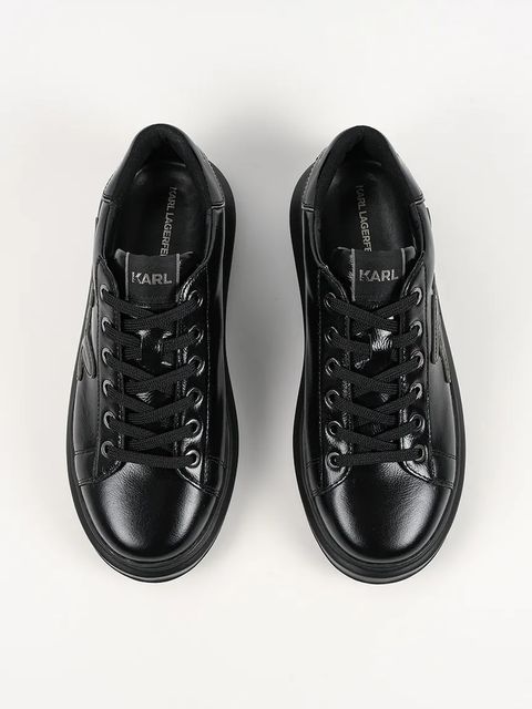 Karl Lagerfeld sneakersy skórzane KAPRI damskie kolor czarny KL62511S