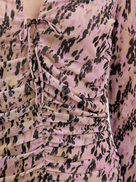 Karl Lagerfeld Jeans sukienka kolor różowy mini dopasowana B1W13046 - zdjęcie produktu nr 2