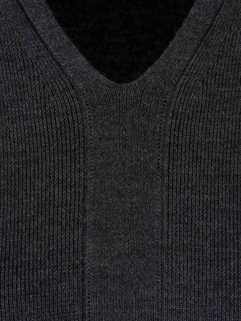 Jil Sander V-neck button-detail sweater - Grey