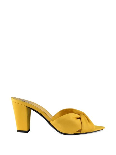 Saint Laurent Franciane twisted sandals - Yellow - zdjęcie produktu nr 1