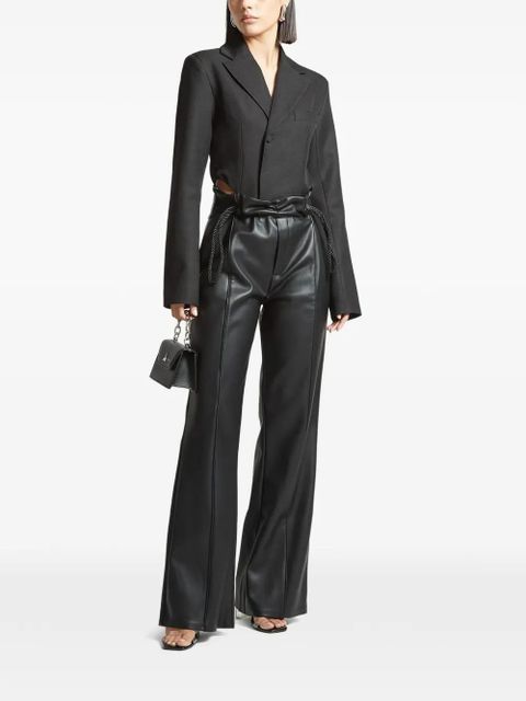 Manière De Voir rope tie trousers - Black