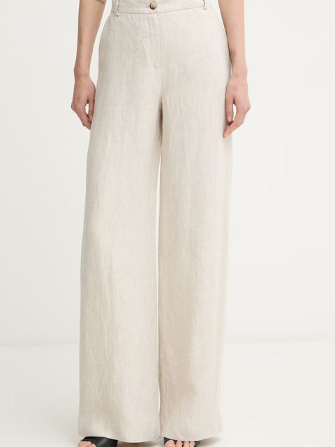 Luisa Spagnoli spodnie damskie lniane Aliano - zdjęcie produktu nr 1