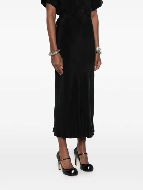 Maison Margiela slip midi skirt - Black - zdjęcie produktu nr 2