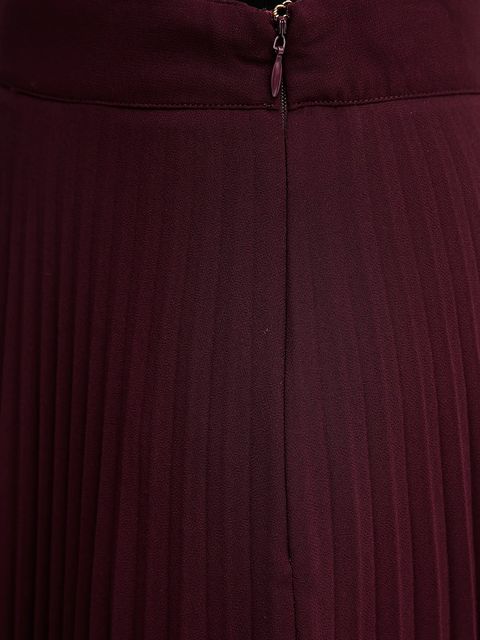 Twinset spódnica kolor fioletowy maxi rozkloszowana 252TP2642